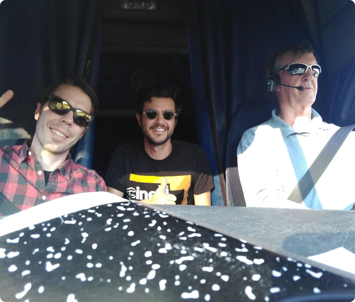 Field research — trucker ride-alongs
